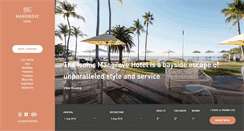 Desktop Screenshot of mangrovehotel.com.au